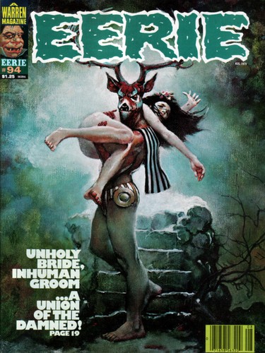 Eerie magazine 142 unique - eerie,