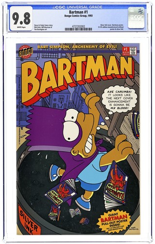 Bartman cgc 8 1993 - #1, 9.8