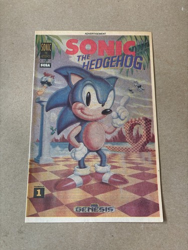 Inserto promozionale sonic the - promozionale,
